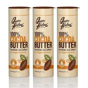 NEW QUEEN HELENE 100% Cocoa Butter Stick 1 oz (3 pack)